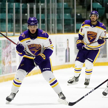 Laurier hockey players