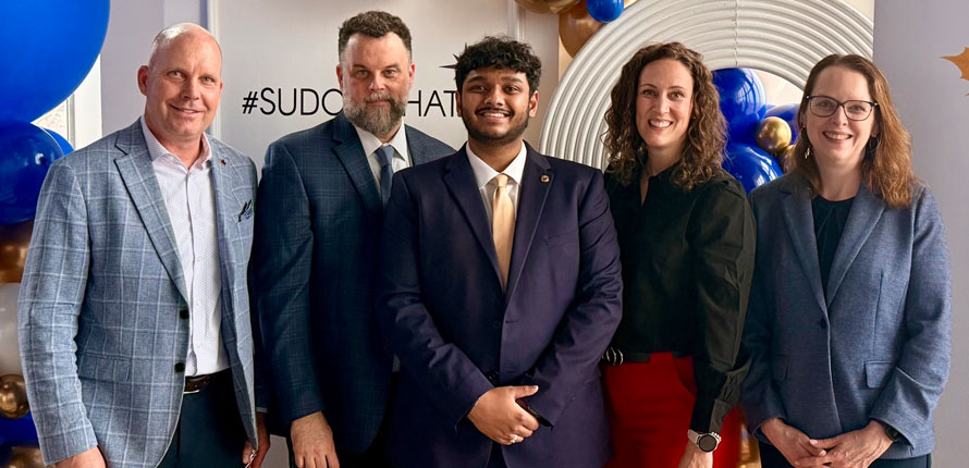 president, students union group photo