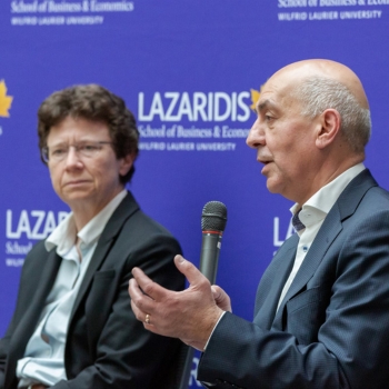 Two panelists speak at Economic Outlook 2025