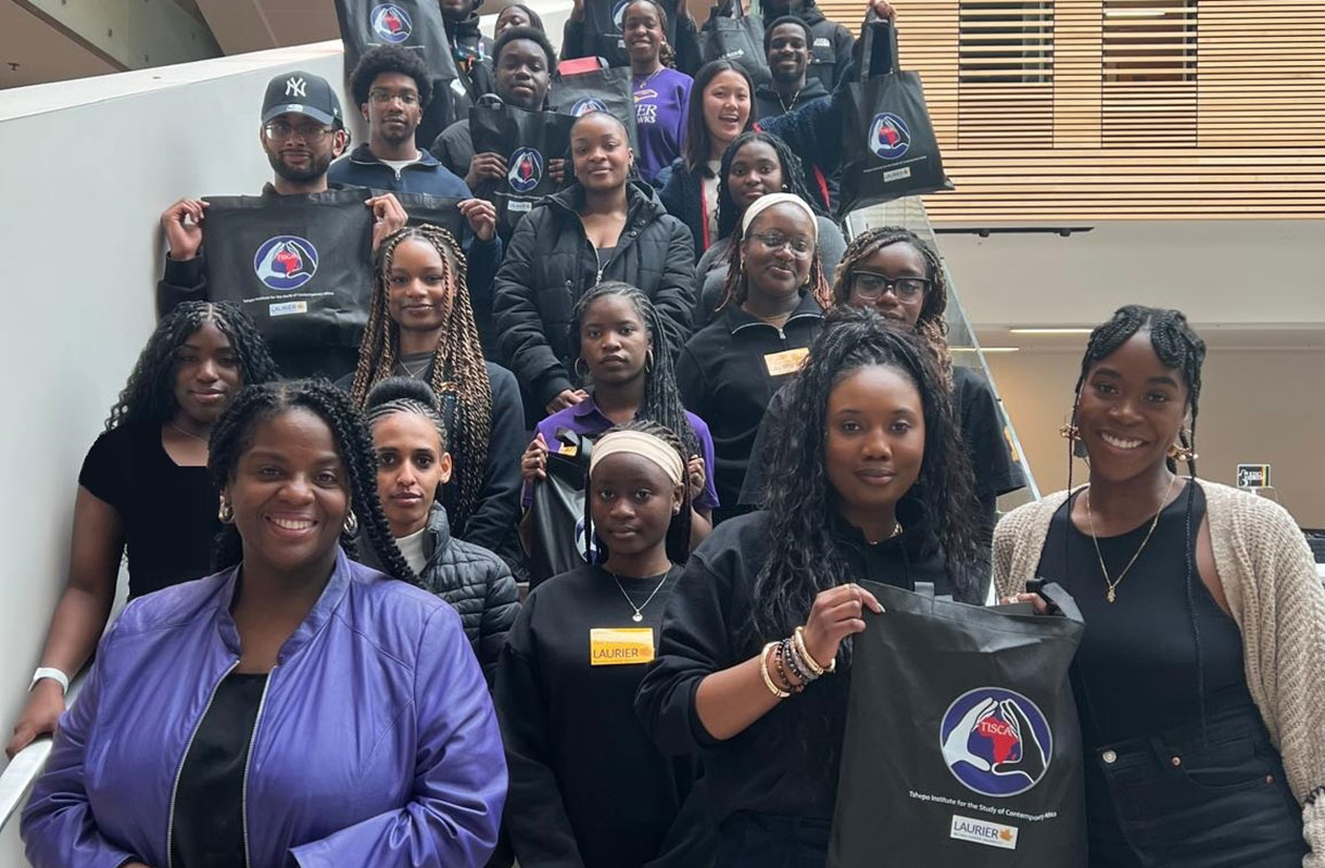 Volunteers at the Black Brilliance event