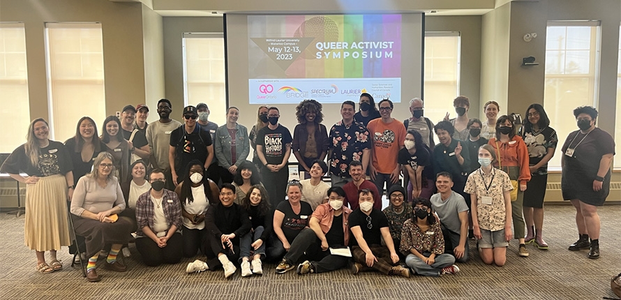 Participants at Laurier's Queer Activist Symposium