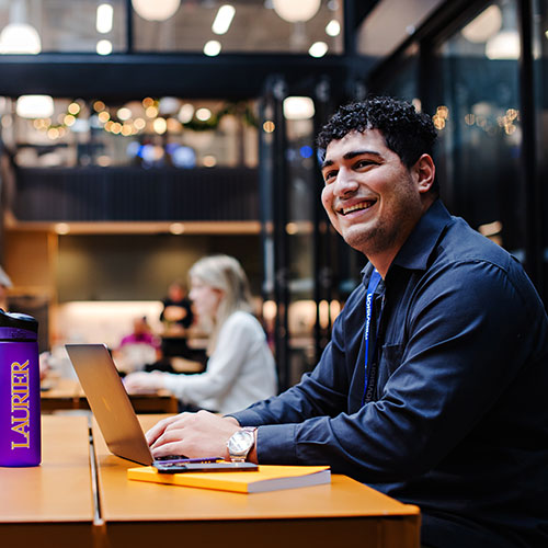 Student at co-op placement
