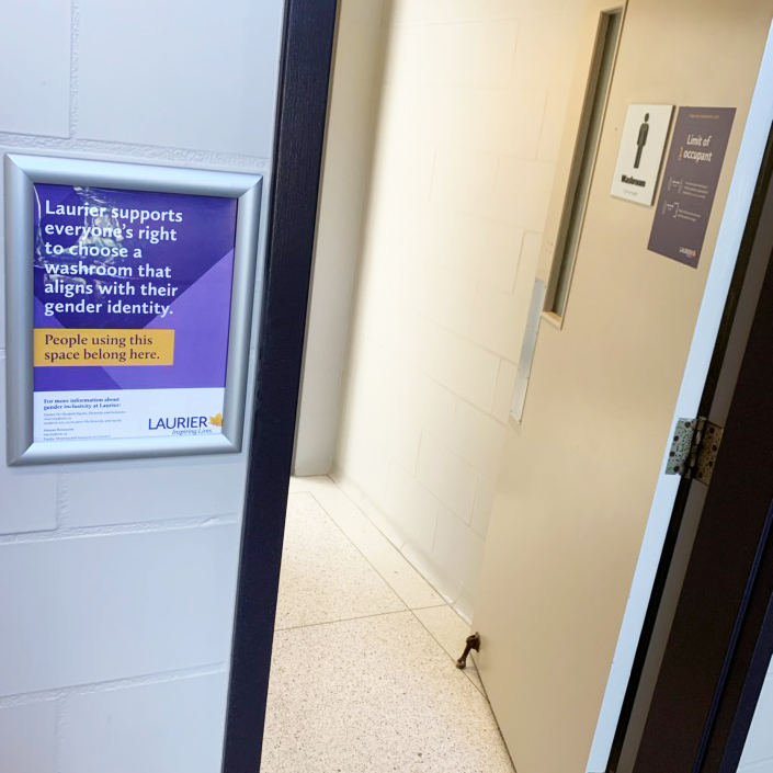 Inclusive washroom initiative reflects Laurier’s commitment to equity, diversity, and inclusion