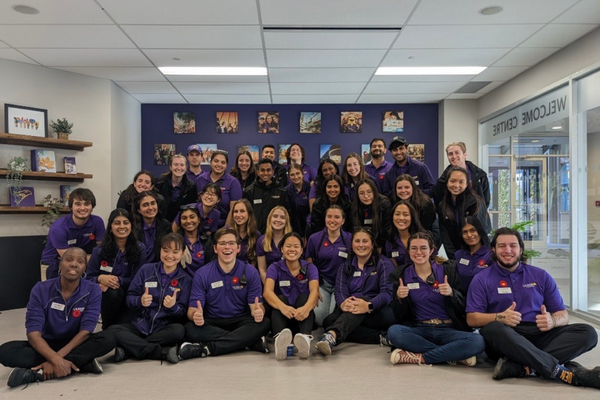 Group photo of Laurier student ambassadors.