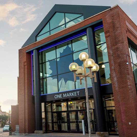 One Market building in downtown Brantford