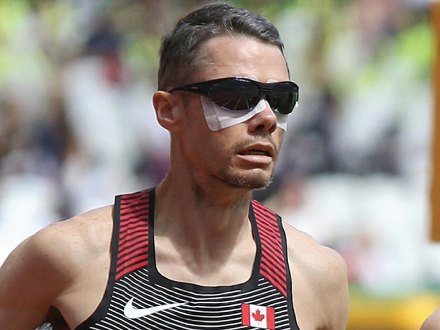 Jason Dunkerley running competitively