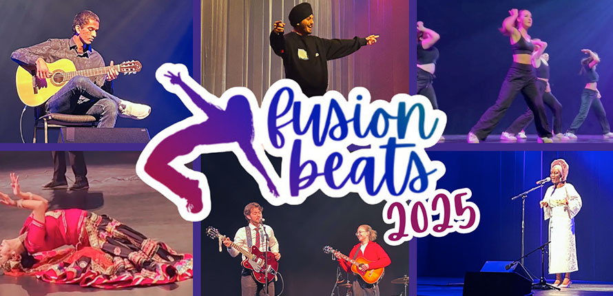 Fusion Beats collage of performances