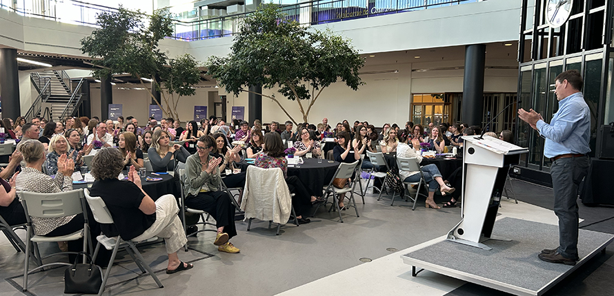 Applauding audience at 2026 Laurier Stedman Prize awards celebration